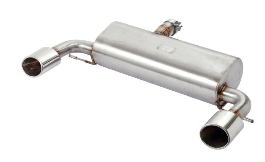 Q30 橫桶左右單出超跑尾段-白鐵尾飾